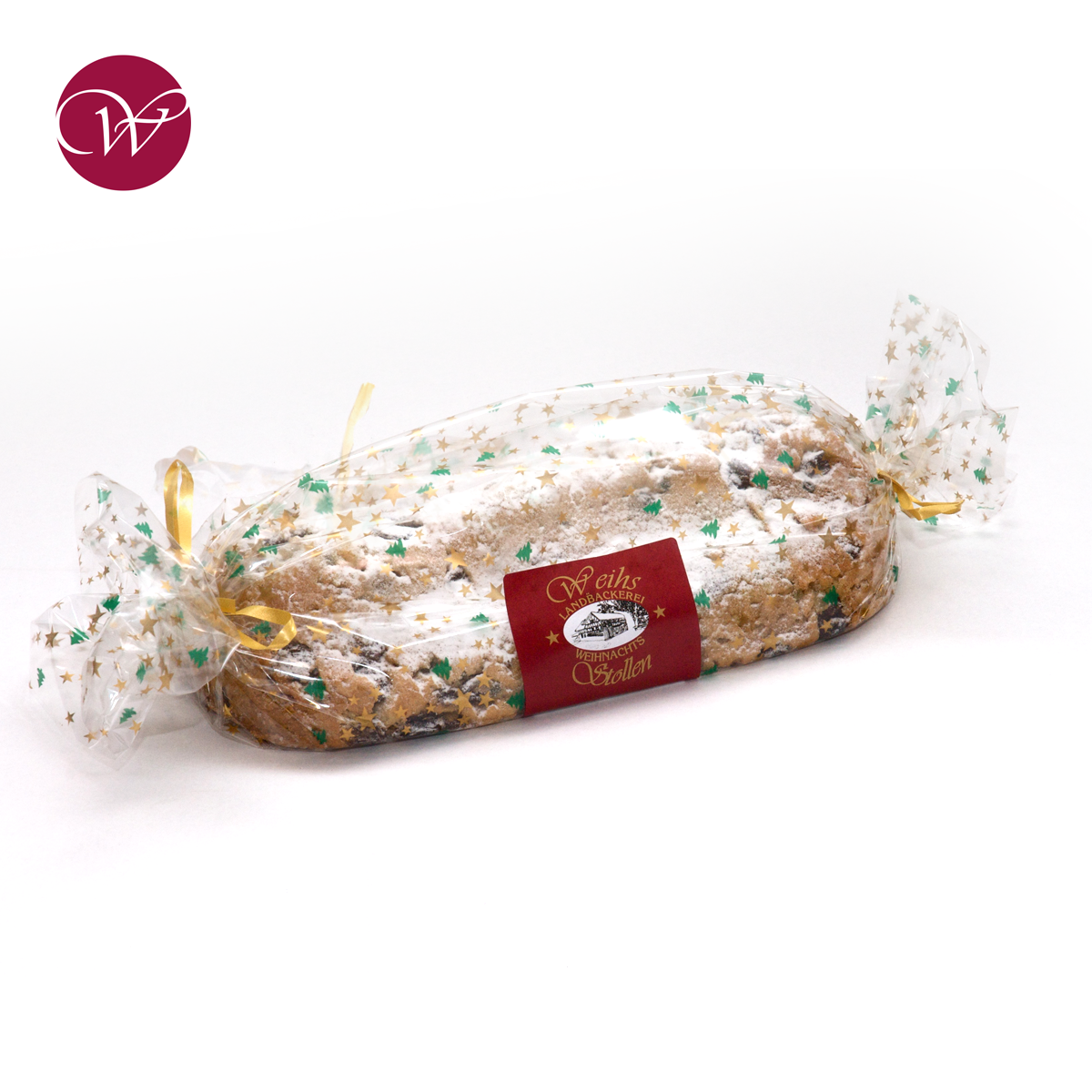 Flutstollen Ahrtal 1000g in Cellophan verpackt