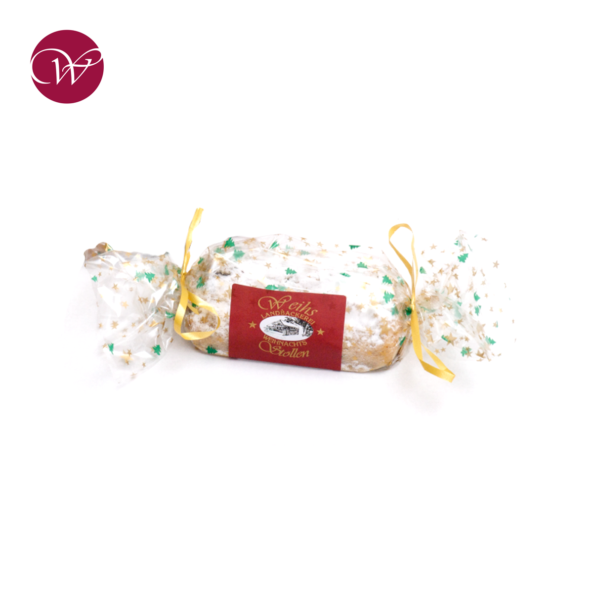 Flutstollen Ahrtal 500g in Cellophan verpackt